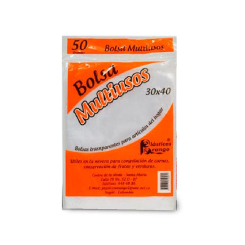 BOLSA MULTIUSO 30X40 50U HOGAR